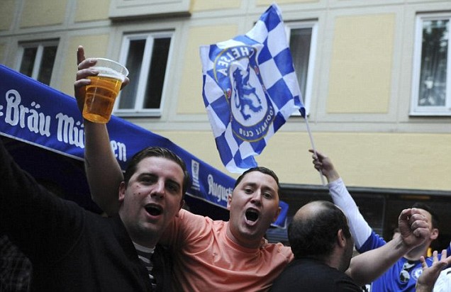 Chelsea Bayern fans